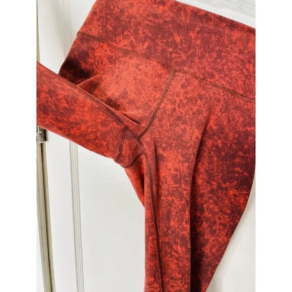 Lululemon Align High-Rise Pant 28" Sz 8 Tie-Dye Red Athleisure Athletic Stretch - Picture 2 of 9